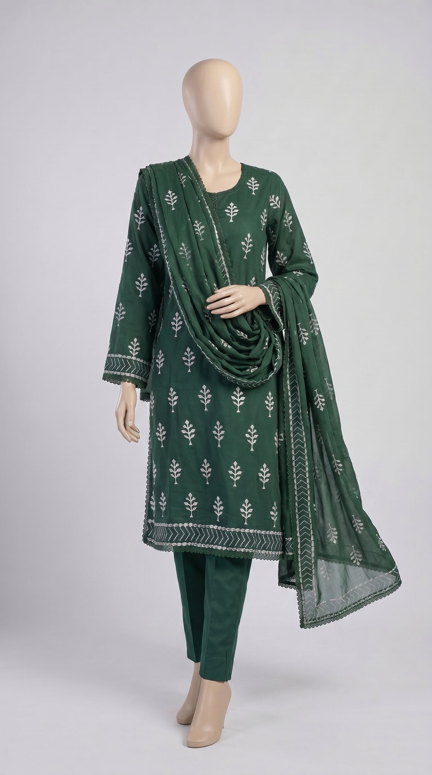 Emerald Tree Motif 3-Piece — view 4
