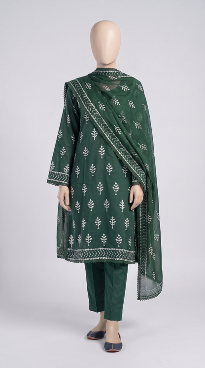 Emerald Tree Motif 3-Piece — view 1