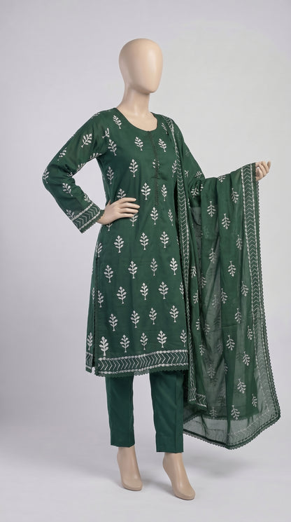 Emerald Tree Motif 3-Piece — view 2