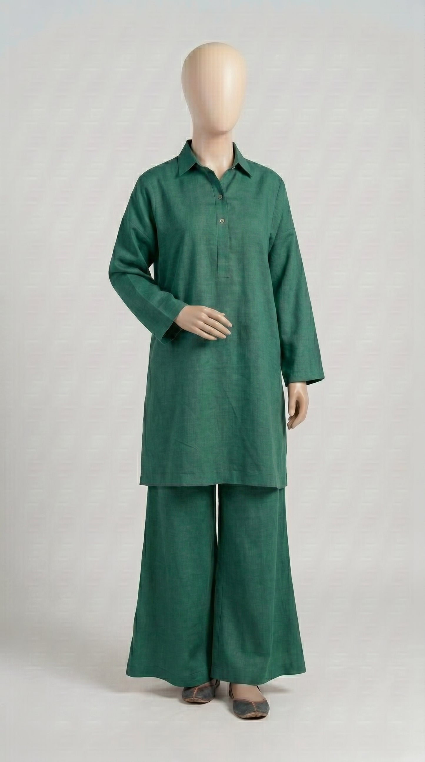 Green Lawn Solid Co-ord — view 2