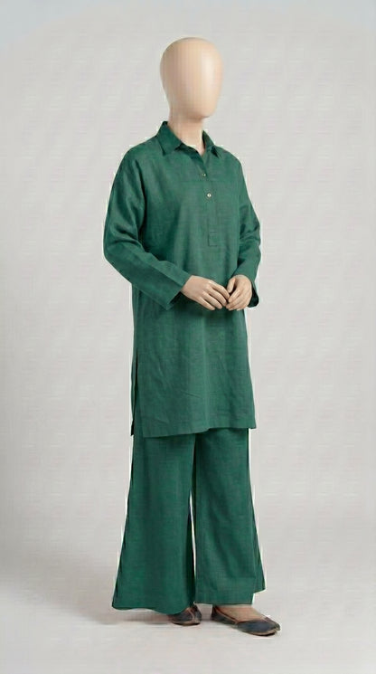 Green Lawn Solid Co-ord — view 3