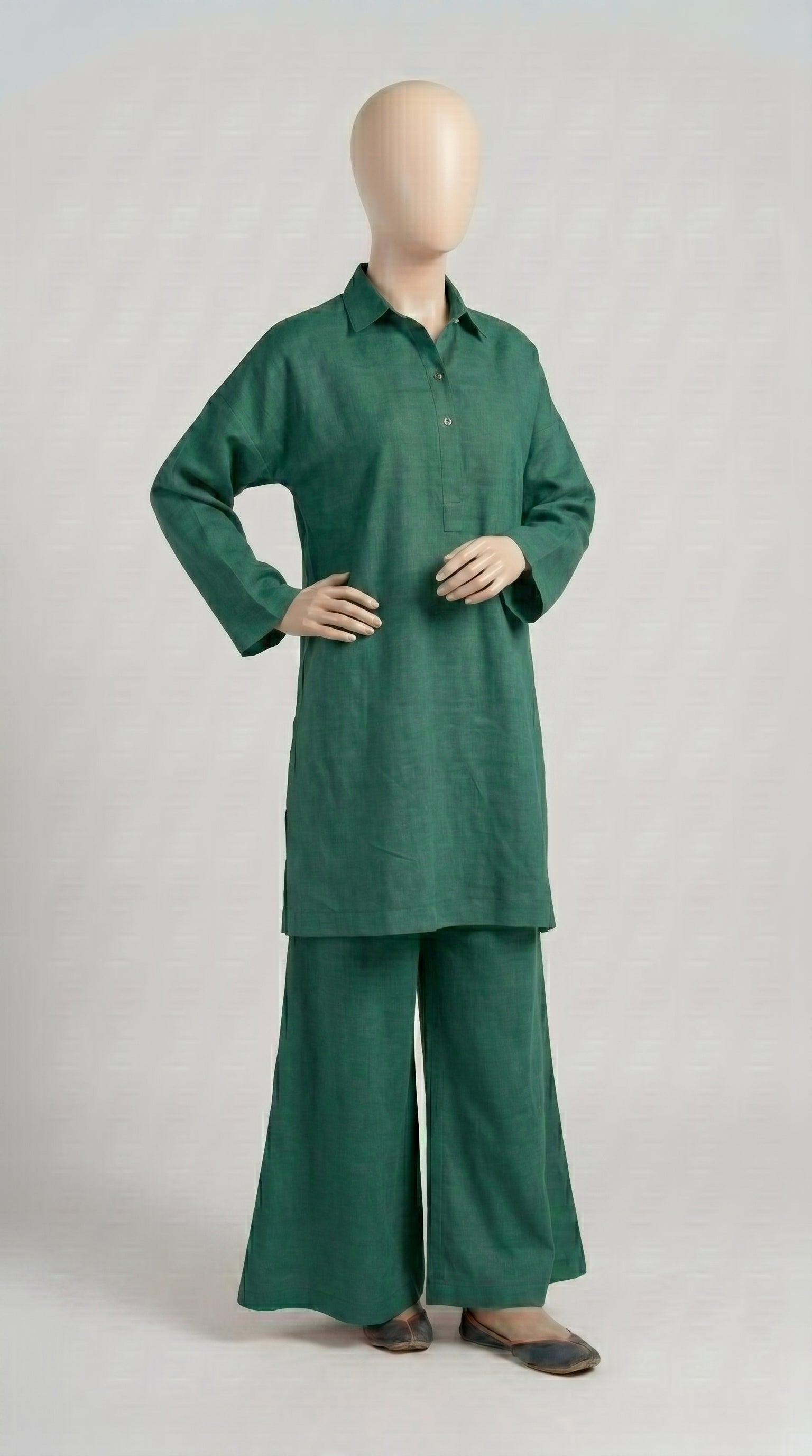 Green Lawn Solid Co-ord — view 4