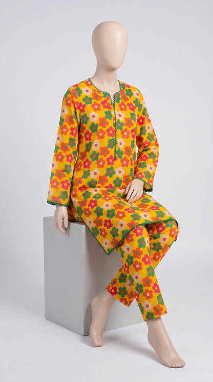Marigold Retro Daisy Print Co-ord — view 4