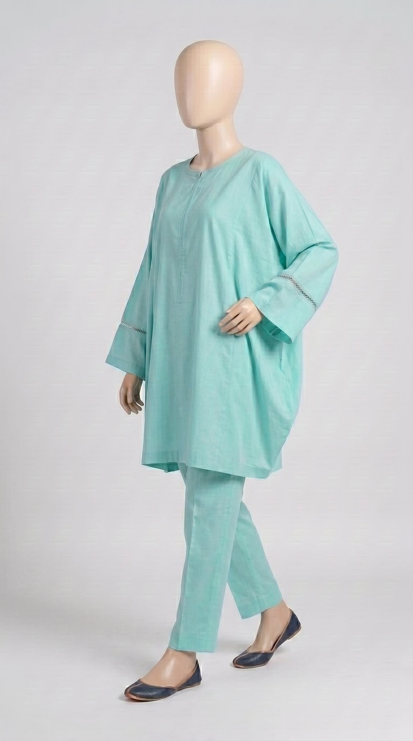 Mint Cord Kaftan Co-ord — view 1