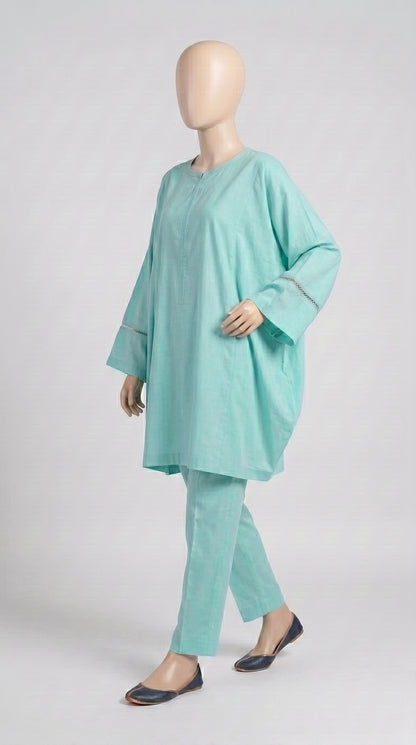 Mint Cord Kaftan Co-ord — view 1